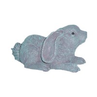 Polyresin rabbit garden statue decoration for outdoor