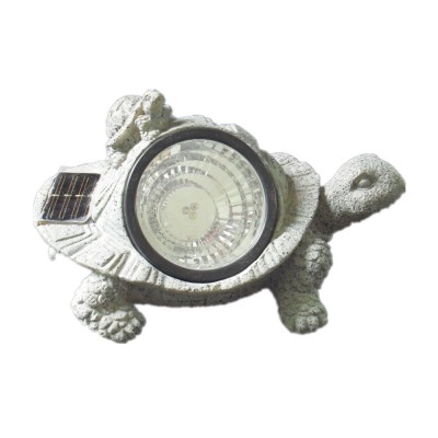 Resin garden animal shaped tortoises solar light